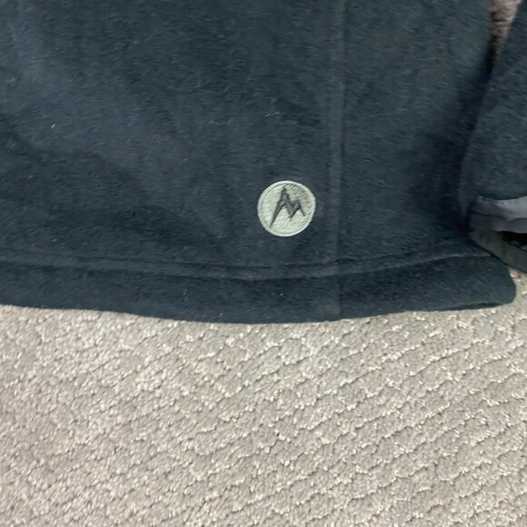 Marmot Jacket Women's Small Black PolarTec Fleece Full Zip Mock Neck Outdoors - Picture 3 of 10